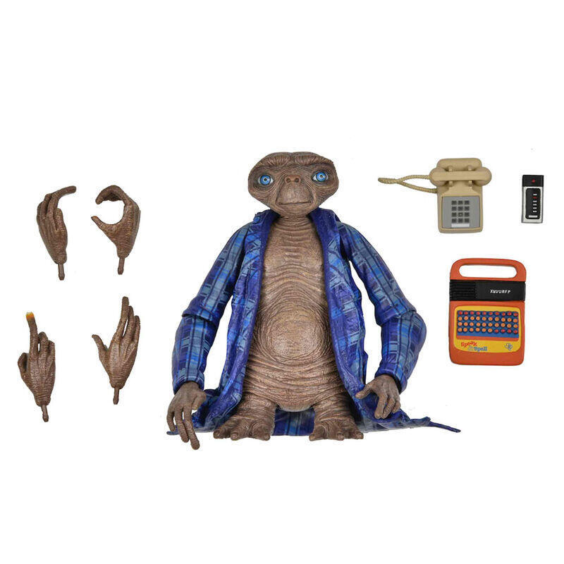 Figura Ultimate E.T Telepathic 40 Anniversario E.T El Extraterrestre 12cm