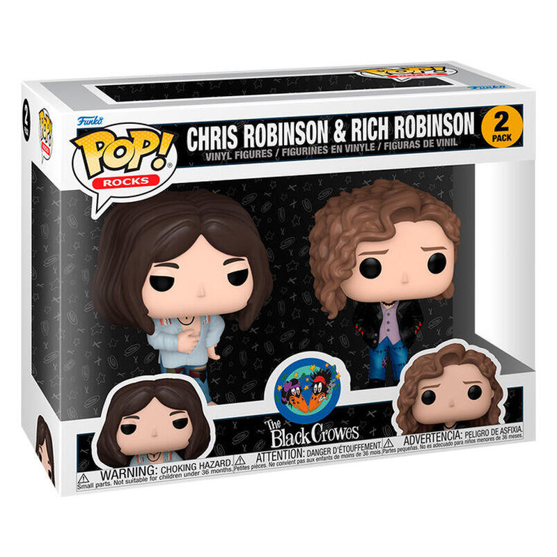 Figuras  Blister 2 Pop The Black Crowes Chris Robinson & Rich Robinson