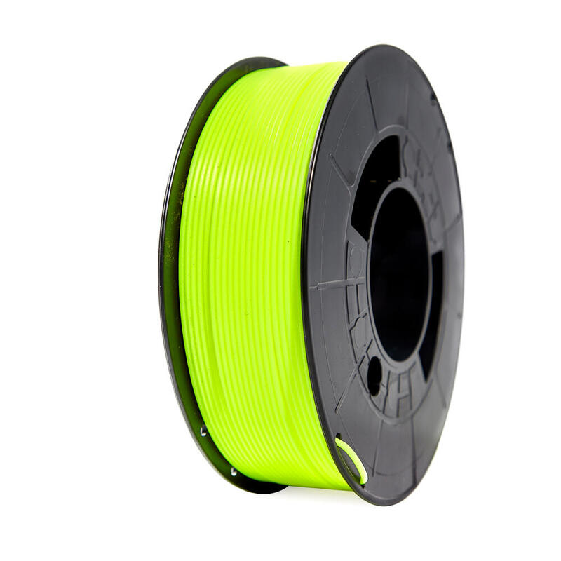 Filamento 3d Pla Hd - Diametro 1.75mm - Bobina 1kg - Color Amarillo Fluorescente