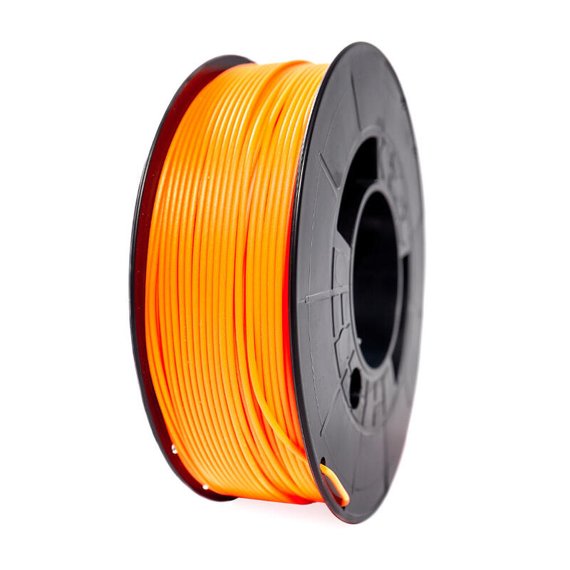 Filamento 3d Pla Hd - Diametro 1.75mm - Bobina 1kg - Color Naranja Fluorescente