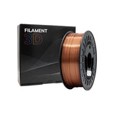 Filamento 3d Pla Silk - Diametro 1.75mm - Bobina 1kg - Color Cobre