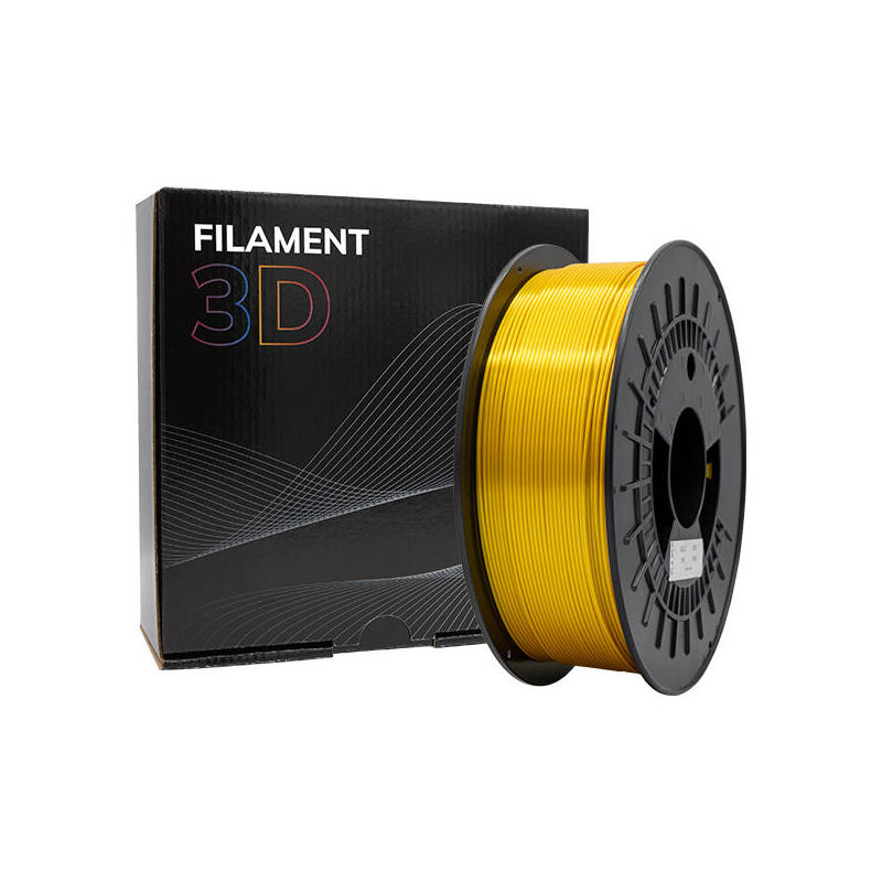 Filamento 3d Pla Silk - Diametro 1.75mm - Bobina 1kg - Color Oro