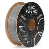 Filamento Elegoo Petg Pro Gris + 1.75mm  Bobina De 1kg - Compatible Con Impresoras 3d Fdm