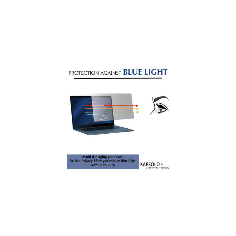 Filtro De Privacidad Enchufable De 2 Vías Kapsolo Para 49,53 Cm (19,5 ") De Ancho 16: 9