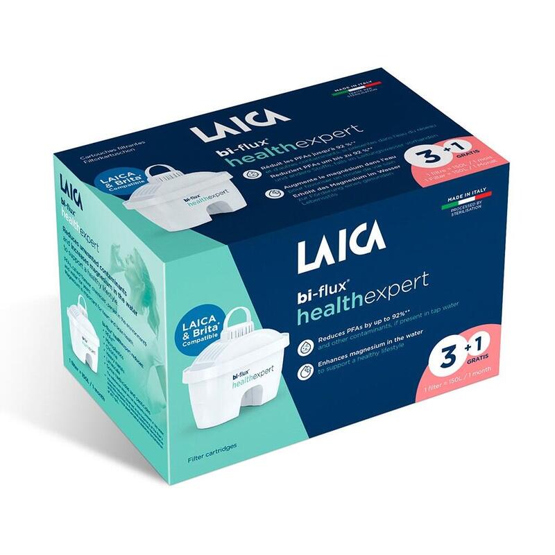 Filtros B-Flux Health Expert Para Jarras De Filtración, Pack De 3+1 Gratis