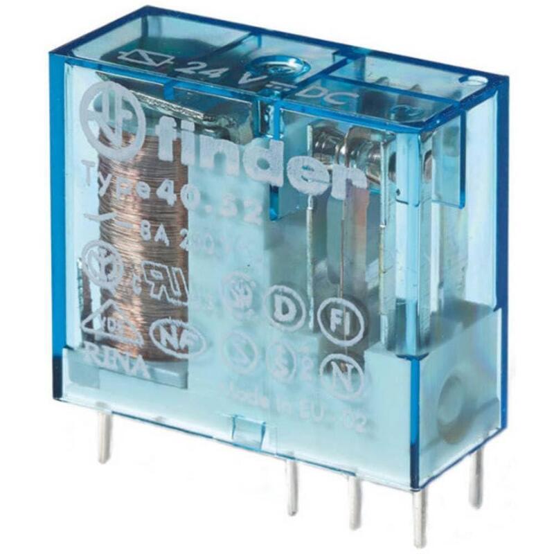 Finder Steck- Relé Para Circuito Impreso 40.52.9.024.5000 2w 8a 24vdc