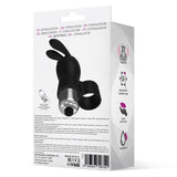 Fingyhop Bala Vibradora Con Conejito Siicona Negro