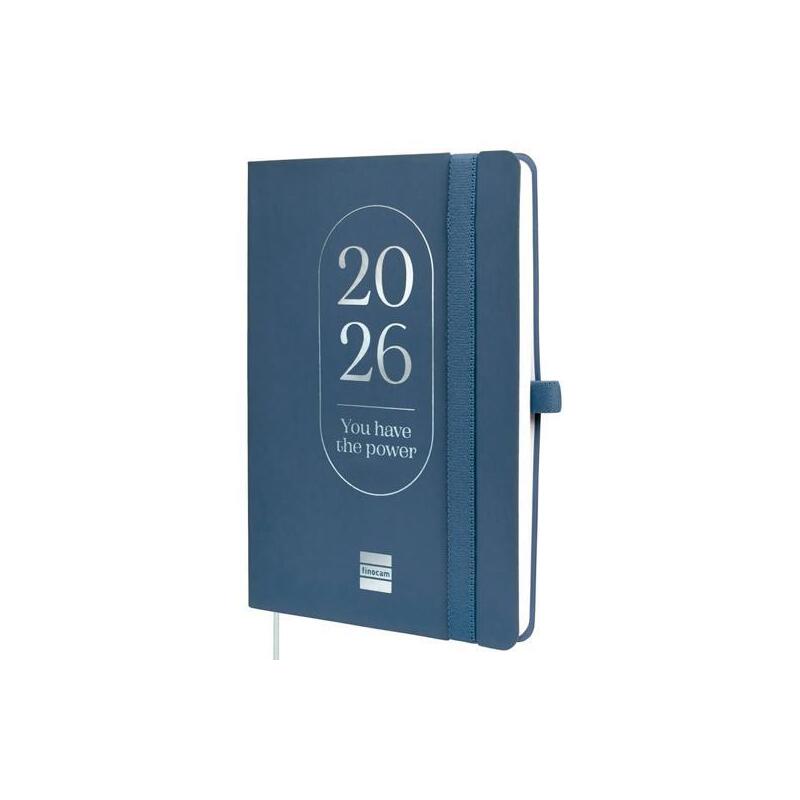 Finocam Agenda Capri Espiral 16 Meses F4 Svh Cierre C/Goma Tapa Blanda Power 2025-2026