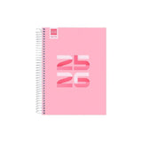 Finocam Agenda Cool Para Estudiantes Espiral 4º 1dp Rosa 2025-2026