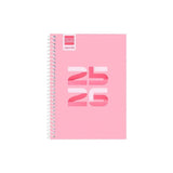 Finocam Agenda Cool Para Estudiantes Espiral 8º Svh Rosa 2025-2026