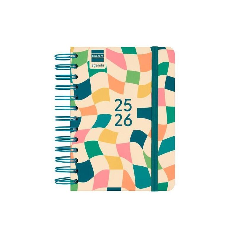 Finocam Agenda Cosmo Para Estudiantes Espiral Doble 8º 1dp Kai 2025-2026