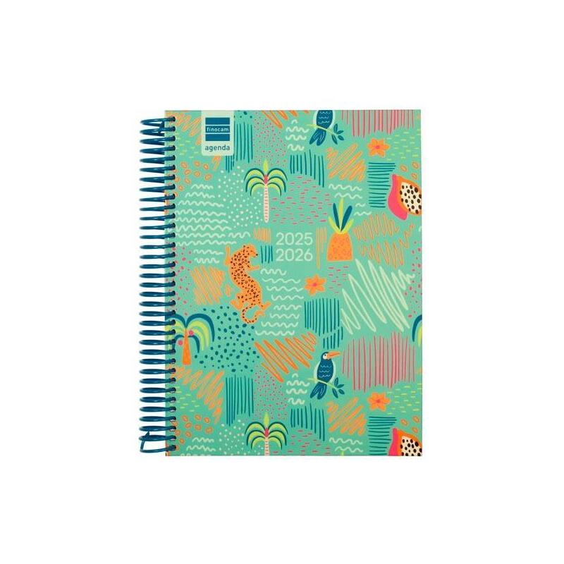 Finocam Agenda Diva Para Estudiantes Espiral 4º 1dp Selva 2025-2026