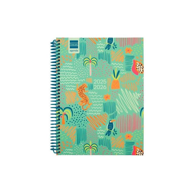 Finocam Agenda Diva Para Estudiantes Espiral 4º Svh Selva 2025-2026