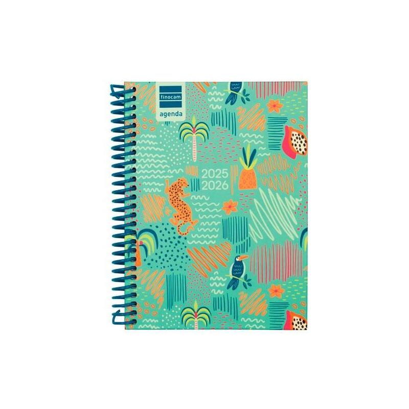 Finocam Agenda Diva Para Estudiantes Espiral 8º Svh Selva 2025-2026