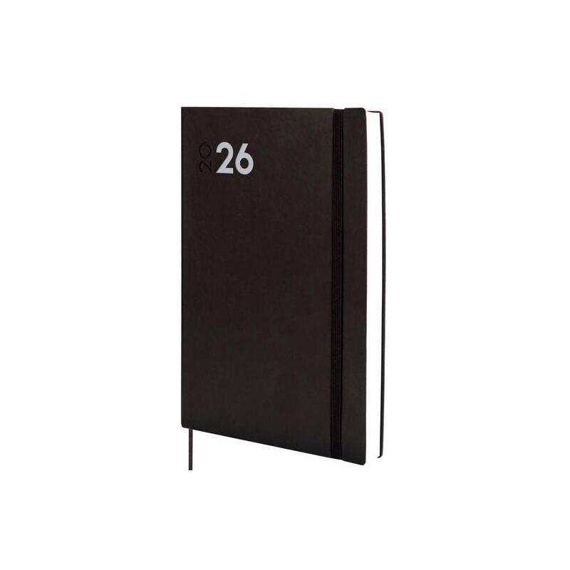 Finocam Agenda Dynamic Mara Y11-165x240mm 1dp Tapa Blanda Negro 2026