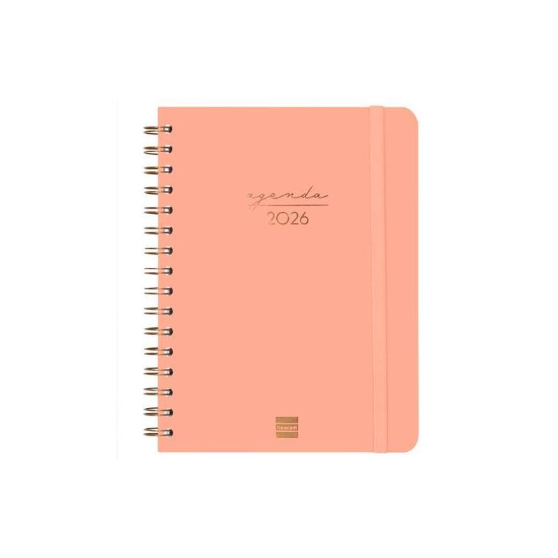 Finocam Agenda Espiral Alma E10-155x212mm Svh Tapa Dura Coral 2026