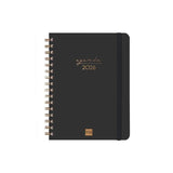 Finocam Agenda Espiral Alma E10-155x212mm Svh Tapa Dura Negro 2026