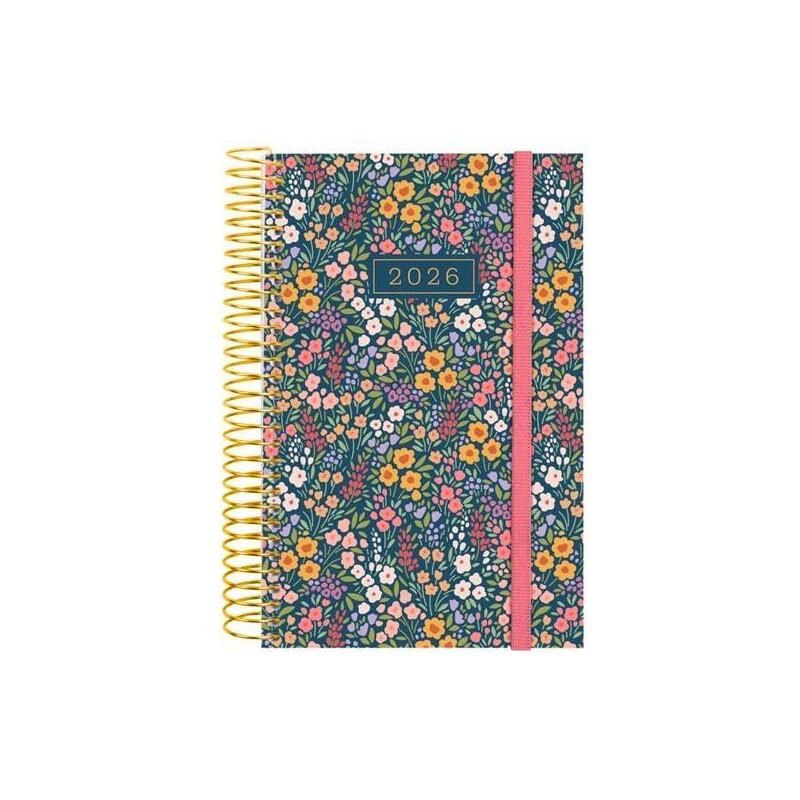 Finocam Agenda Espiral Design Collection E5-117x181mm 1dp Tapa Pp Flora 2026