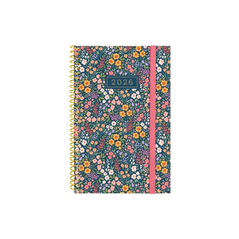 Finocam Agenda Espiral Design Collection E5-117x181mm Svh Tapa Pp Flora 2026
