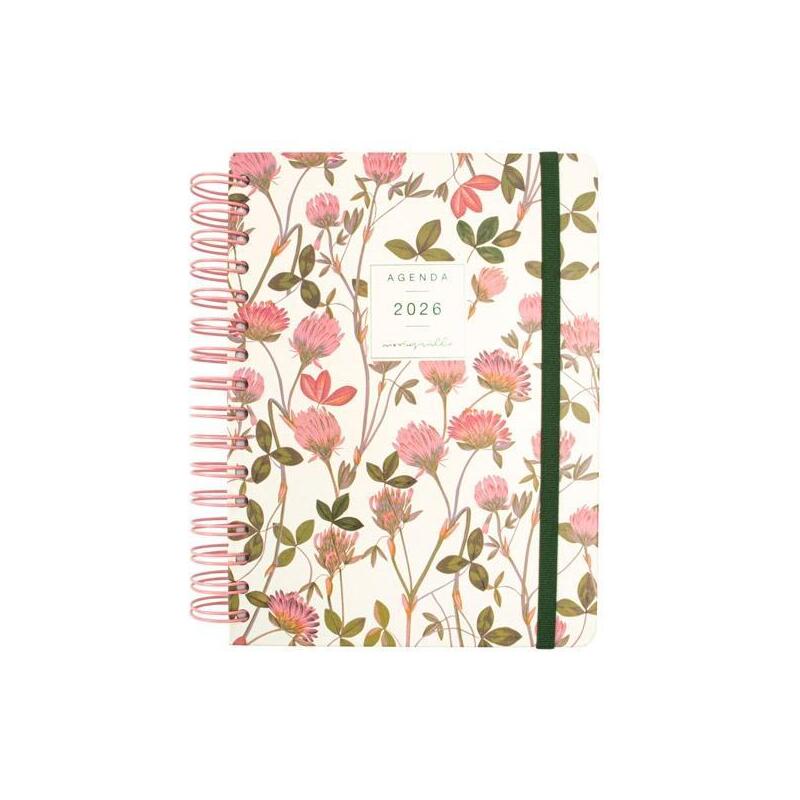 Finocam Agenda Espiral Moniquilla E10-155x212mm 1dp Tapa Dura Amapola 2026