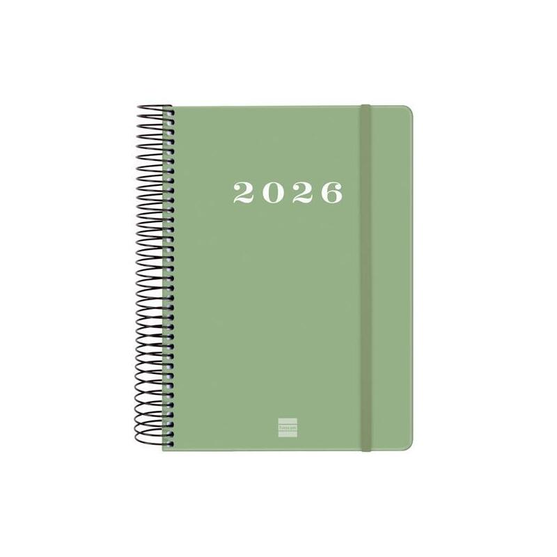 Finocam Agenda Espiral My E10-155x212mm 1dp Tapa Dura Verde 2026