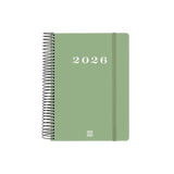 Finocam Agenda Espiral My E10-155x212mm 1dp Tapa Dura Verde 2026