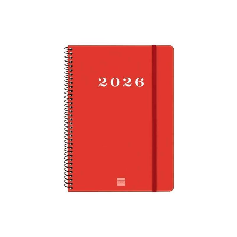 Finocam Agenda Espiral My E10-155x212mm Svh Tapa Dura Rojo 2026