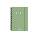Finocam Agenda Espiral My E10-155x212mm Svh Tapa Dura Verde 2026