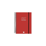 Finocam Agenda Espiral Opaque E10-155x212mm 1dp Tapa Pp Burdeos 2027