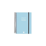 Finocam Agenda Espiral Opaque E10-155x212mm 1dp Tapa Pp Celeste 2027