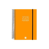 Finocam Agenda Espiral Opaque E10-155x212mm 1dp Tapa Pp Naranja 2026