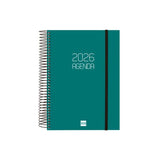 Finocam Agenda Espiral Opaque E10-155x212mm 1dp Tapa Pp Verde 2026