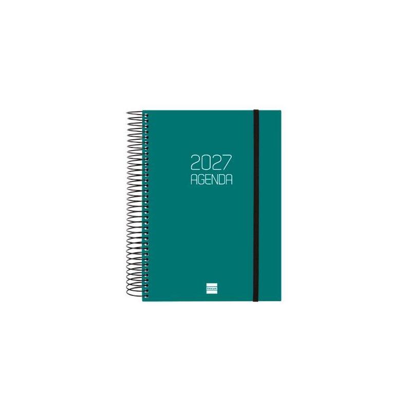 Finocam Agenda Espiral Opaque E10-155x212mm 1dp Tapa Pp Verde 2027
