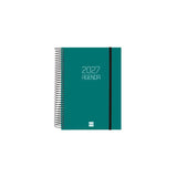 Finocam Agenda Espiral Opaque E10-155x212mm 1dp Tapa Pp Verde 2027