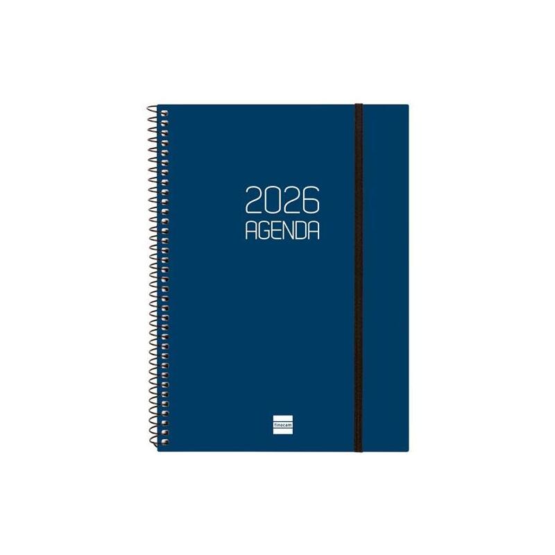 Finocam Agenda Espiral Opaque E10-155x212mm Svv Tapa Pp Azul 2026