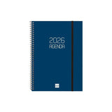 Finocam Agenda Espiral Opaque E10-155x212mm Svv Tapa Pp Azul 2026