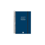 Finocam Agenda Espiral Opaque E11-165x242mm 1dp Tapa Pp Azul 2027
