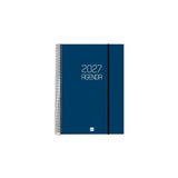 Finocam Agenda Espiral Opaque E40-210x297mm 1dp Tapa Pp Azul 2027