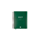 Finocam Agenda Espiral Tempus 4º-155x217mm 1dp Tapa Extradura Pp Verde 2027