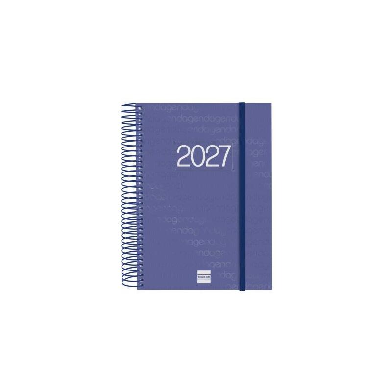 Finocam Agenda Espiral Year E10-155x212mm 1dp Tapa Pp Azul 2027