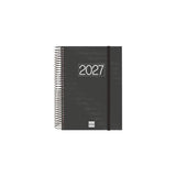 Finocam Agenda Espiral Year E10-155x212mm 1dp Tapa Pp Negro 2027