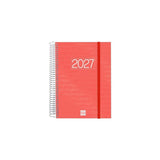 Finocam Agenda Espiral Year E10-155x212mm 1dp Tapa Pp Rojo 2027