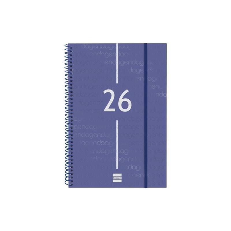 Finocam Agenda Espiral Year E11-165x242mm Svv Tapa Pp Azul 2026
