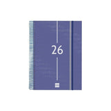 Finocam Agenda Espiral Year E40-210x297mm 1dp Tapa Pp Azul 2026