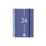 Finocam Agenda Espiral Year E5-117x181mm 1dp Tapa Pp Azul 2026