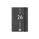 Finocam Agenda Espiral Year E5-117x181mm Svh Tapa Pp Negro 2026