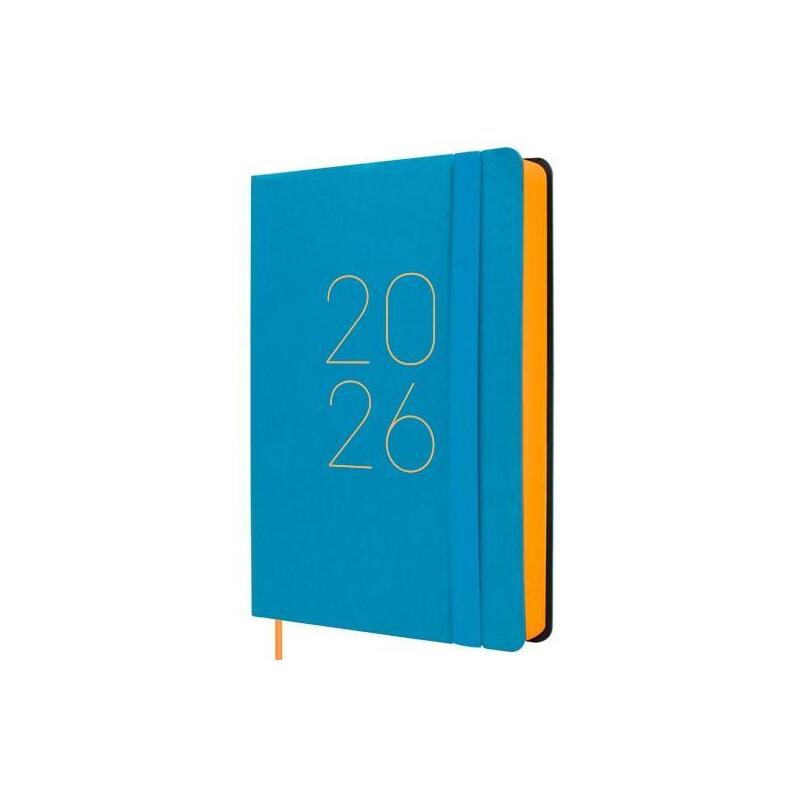 Finocam Agenda Flexi Lisa F4-118x168mm 1dp Tapa Blanda Azul 2026