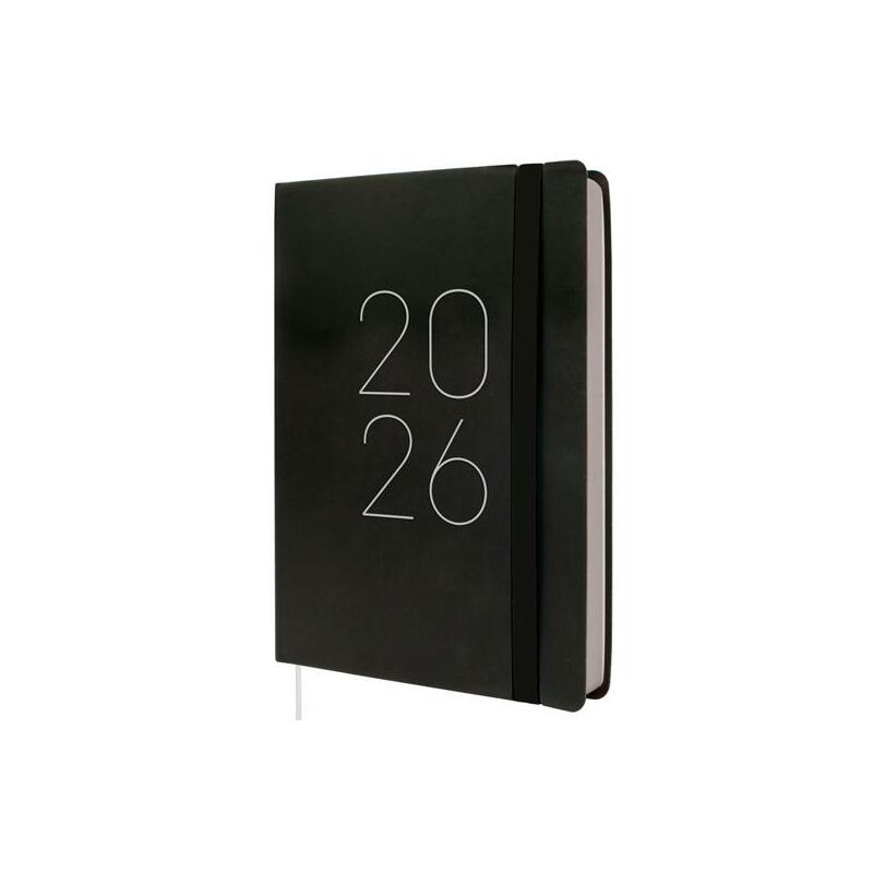 Finocam Agenda Flexi Lisa Fa5-148x210mm 1dp Tapa Blanda Negro 2026
