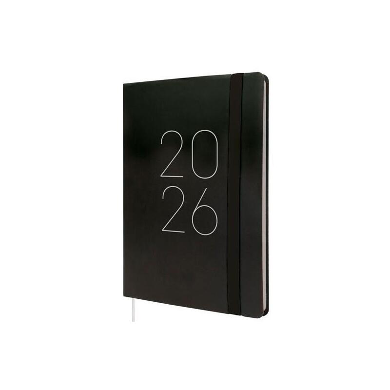 Finocam Agenda Flexi Lisa Fa5-148x210mm Svv Tapa Blanda Negro 2026