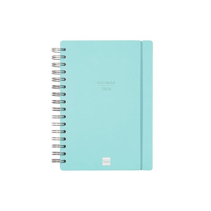 Finocam Agenda Haiku Espiral 16 Meses E10 Svh Cierre C/Goma Tapa Dura Azul 2025-2026